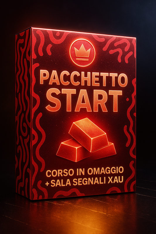 PACCHETTO START ⭐️ SALA XAUUSD +80% WIN RATE + CORSO COMPLETO OMAGGIO