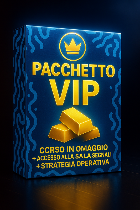 PACCHETTO VIP 👑 SALA SEGNALI XAU +80% WIN RATE + CORSO COMPLETO + STRATEGIA OPERATIVA