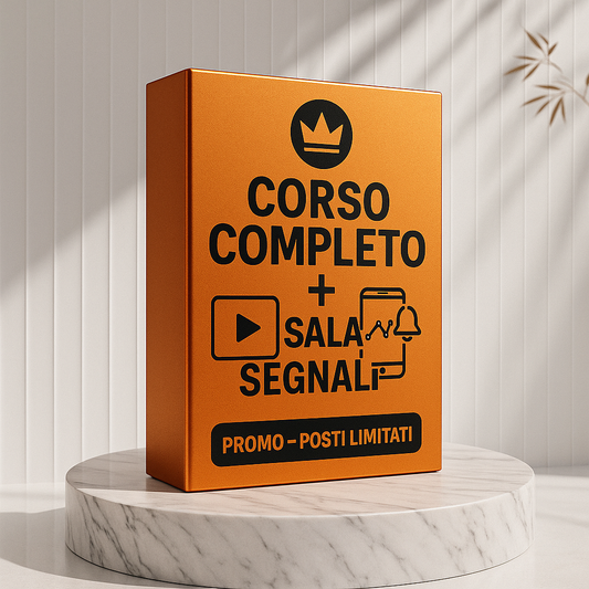 CORSO COMPLETO + SALA SEGNALI ORO 85% di VINCITA 🔥💰
